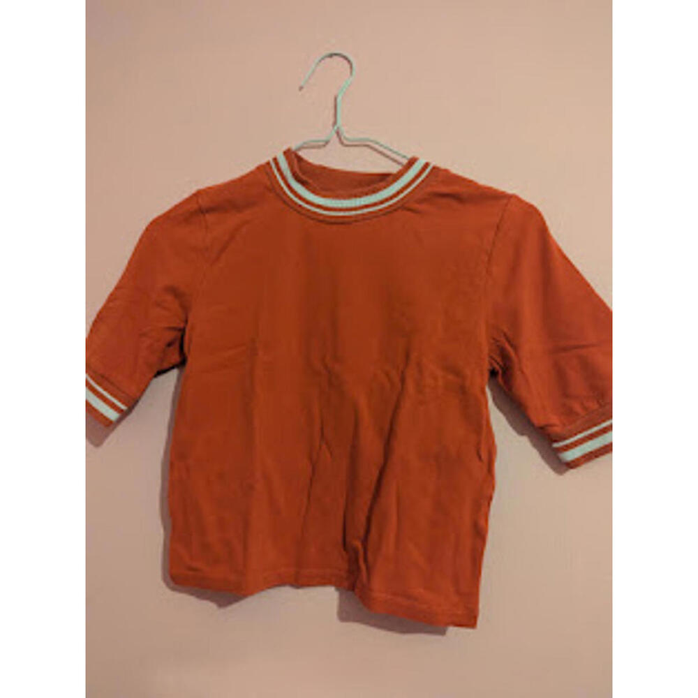 Forever 21 Red Ringer Crop top